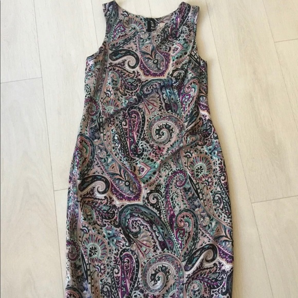 ETRO Paisley Dress- size 40 - Picture 1 of 8